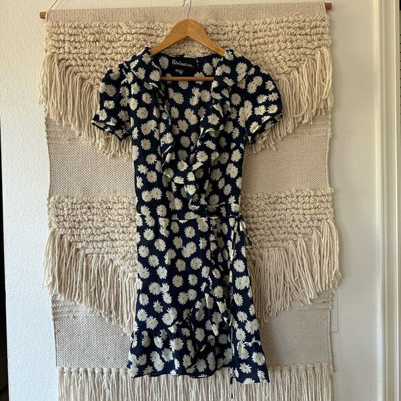 Realisation Valentina Wrap Mini Dress - Picture 1 of 7